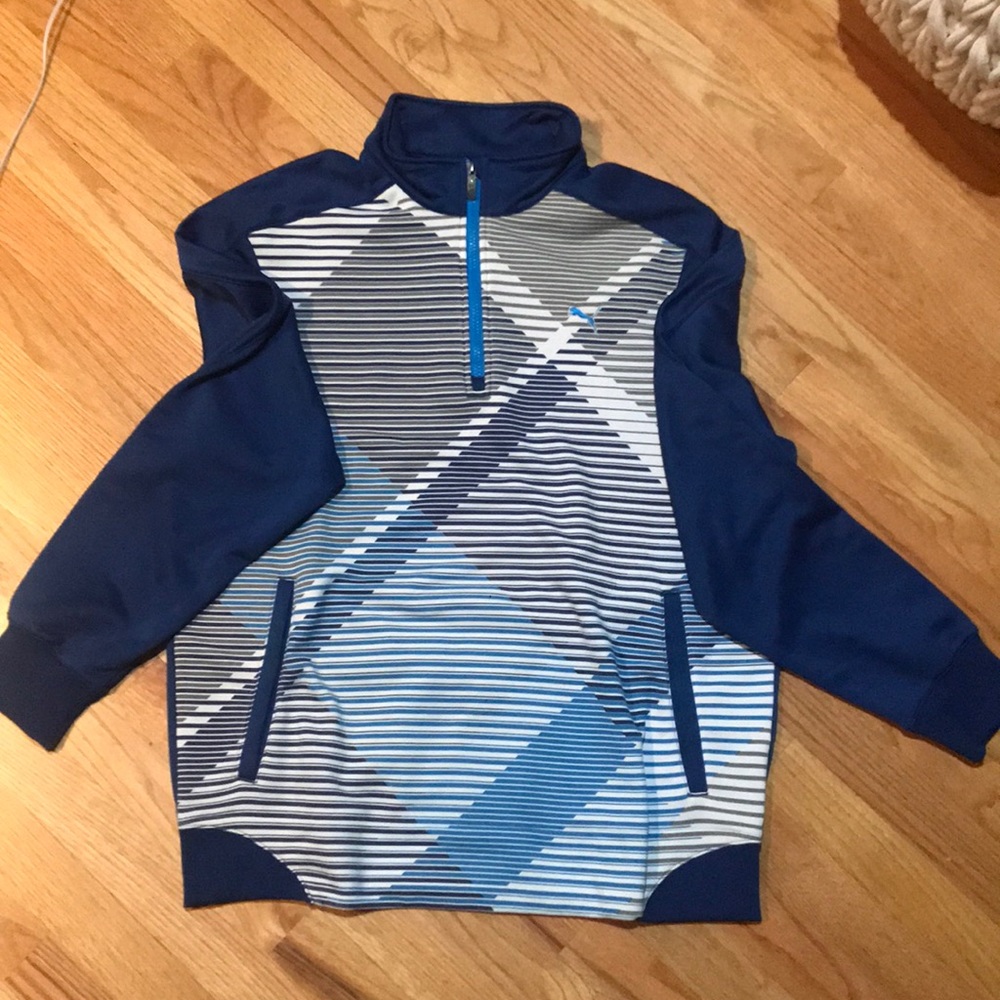 Puma golf quarter zip - barely worn - great cond